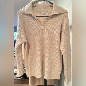 J.Crew Half-zip stretch sweater